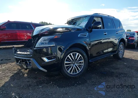 2021 Nissan Armada Sl 2Wd z USA, uszkodzony, nr VIN JN8AY2BA1M9373679